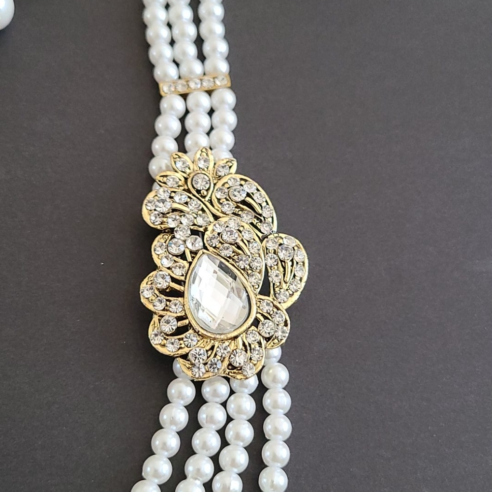 Pearl Necklace Set NIB - Picture 4 of 14